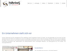 Tablet Screenshot of halfenberg.de